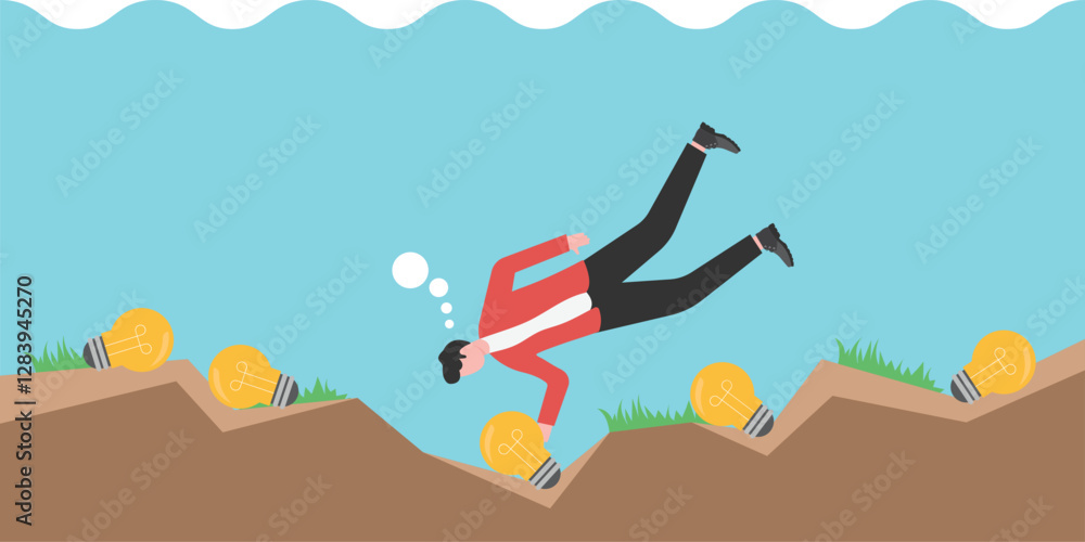Fototapeta premium Businessmen seek investors to bring money to expand their business to grow and succeed. 