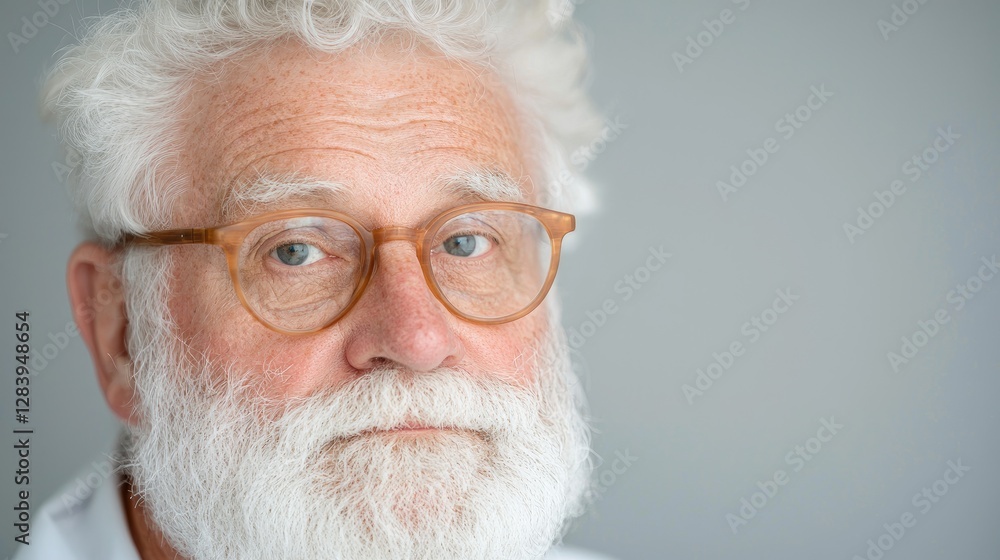 Close-up portrait of senior man with thoughtful expression (1) Close-up portrait of senior man with thoughtful expression (1)