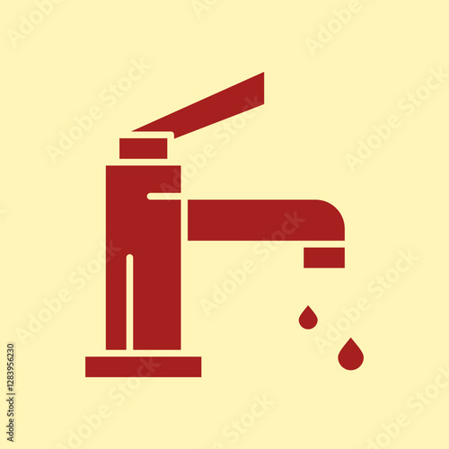 Faucet trendy artwork gorgeous abstract vector illustration colorful practicable design