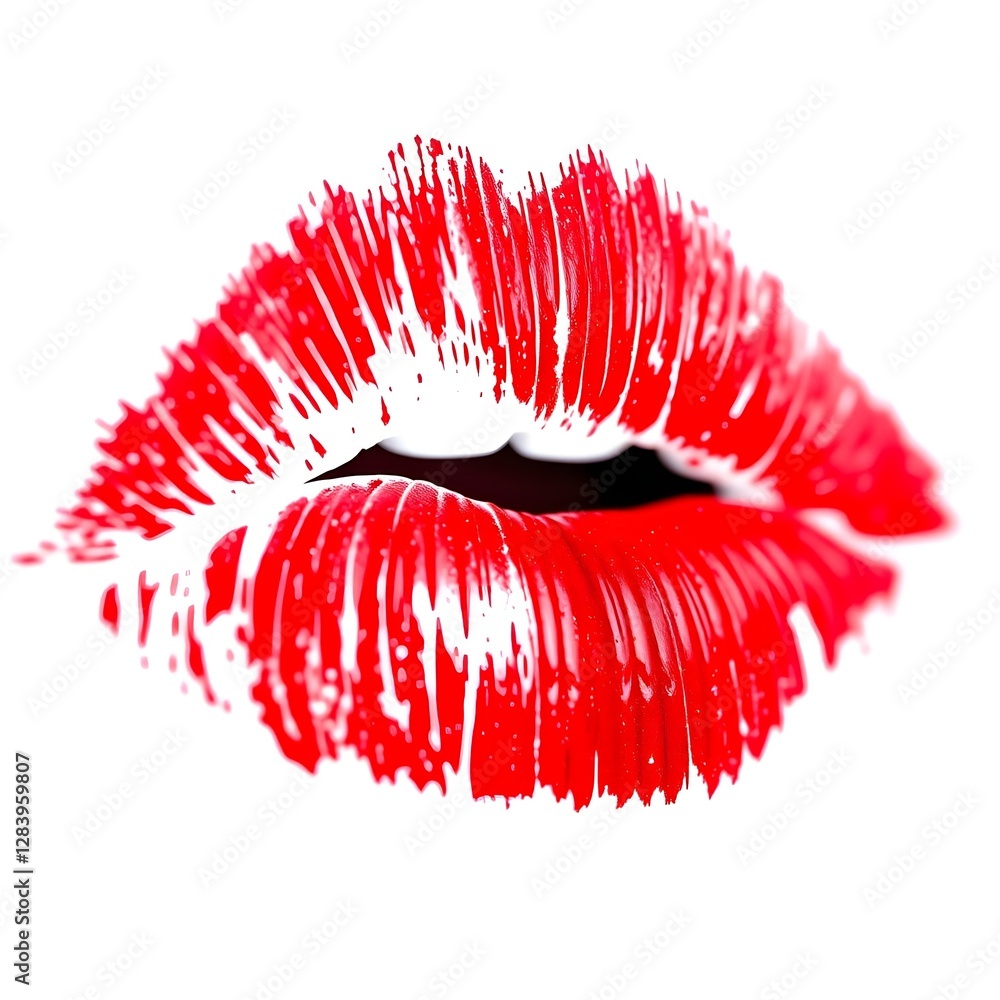 Obraz premium Red Lips Art