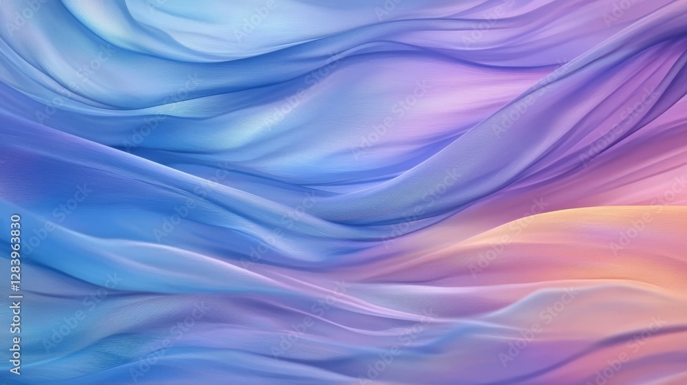 Obraz premium A serene backdrop of heavenly light and dreamy pastels. 