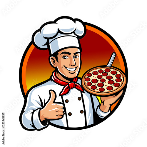 Happy Pizza Chef