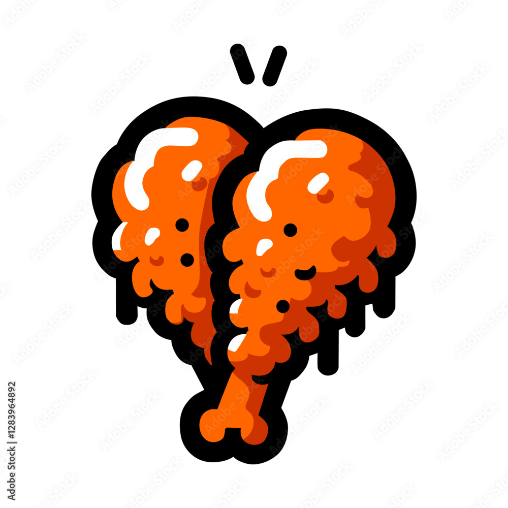 Fototapeta premium Loveable Chicken Drumsticks