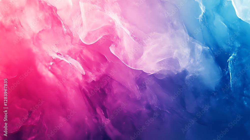 Beautiful abstract painting with swirling colors of pink purple and blue Beautiful abstract painting with swirling colors of pink purple and blue