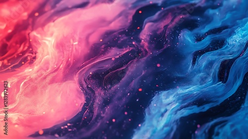 An abstract image of swirling vibrant colors and swirling textures