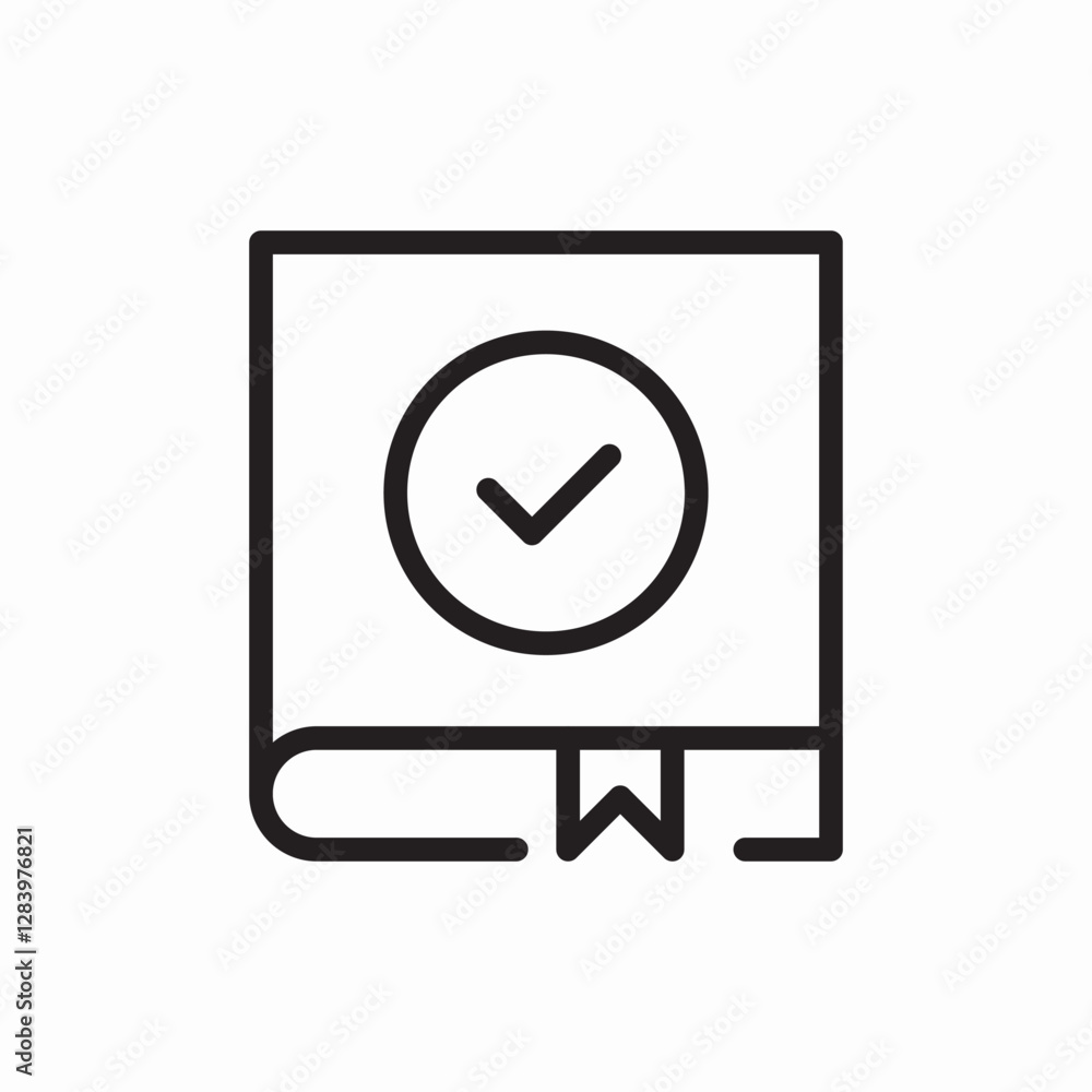 document verified icon vector sign document verified icon vector sign