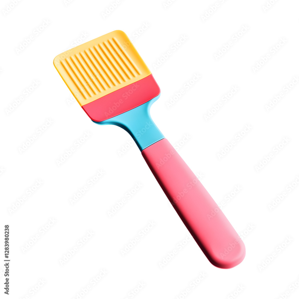 Contemporary Silicone Baking Scraper with Bold Tex Isolated on Transparent Background Contemporary Silicone Baking Scraper with Bold Tex Isolated on Transparent Background