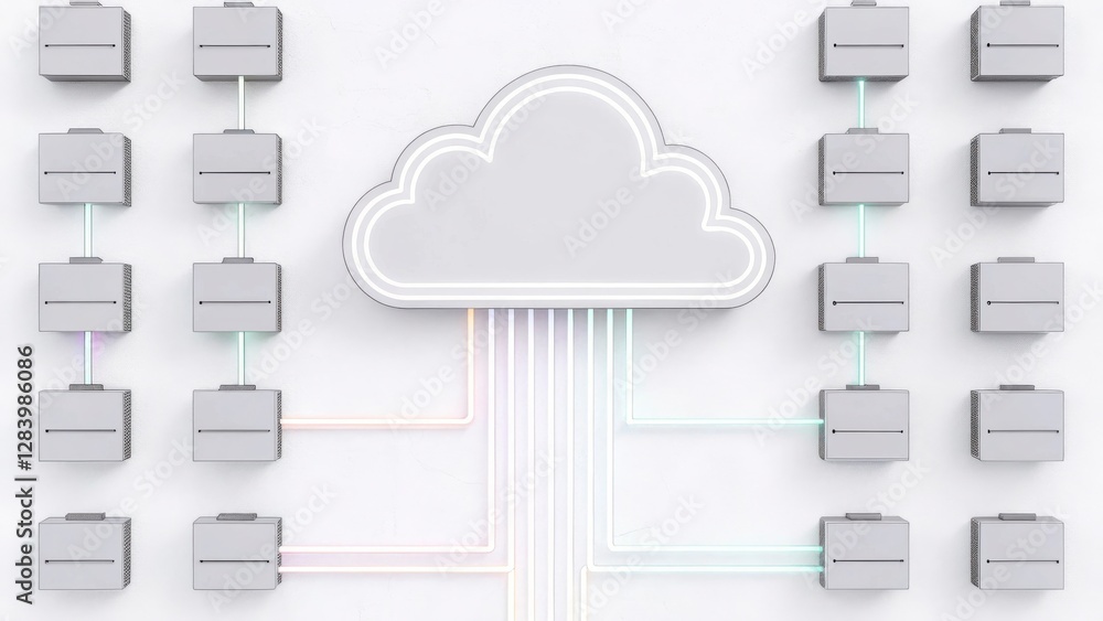 cloud data storage cloud computing redundancy Cloud computing concept with files connecting to a central cloud icon, symbolizing data storage and sharing. cloud data storage cloud computing redundancy Cloud computing concept with files connecting to a central cloud icon, symbolizing data storage and sharing.