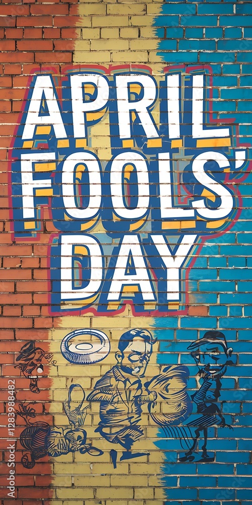 Obraz premium april fools' day Story, illustration Art. 