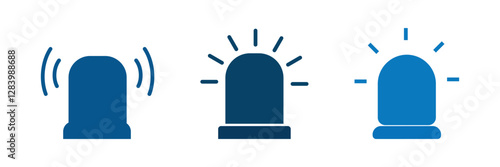 siren alarm icon sign vector