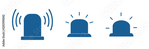 siren solid icon