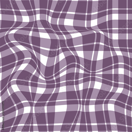 Fotografie simple abstract light purple colour chaqe plade envolbe distort pattern on white background