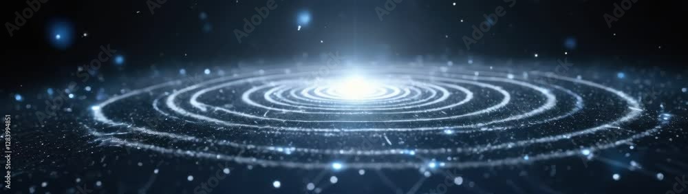 A close up of a spiral with a light in the middle A close up of a spiral with a light in the middle