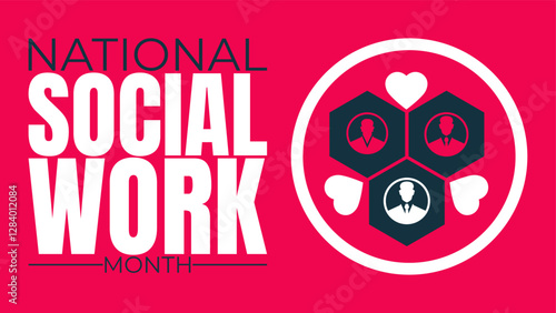 National Social Work Month Banner – Honoring Social Workers and Their Impact