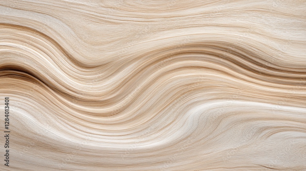 This polished wood texture features smooth flowing waves in neutral tones creating an elegant backdrop that enhances any design. Ideal for backgrounds or accents in crafts
