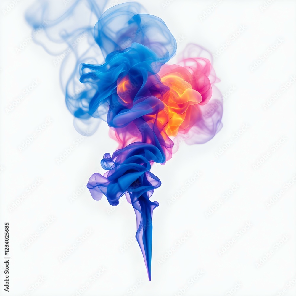 Colorful Smoke Composition