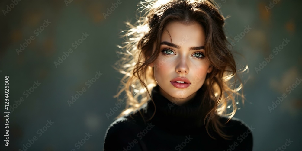 Charisma in the Wind: A Portrait of Elegance and Serenity