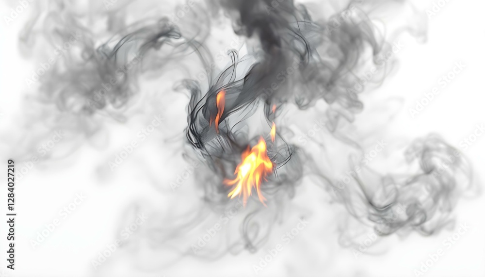- "Smoke and Fire: A Dramatic Contrast