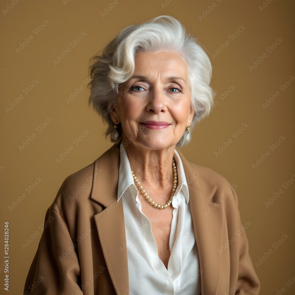 Ageless Elegance: A Portrait of Wisdom and Style