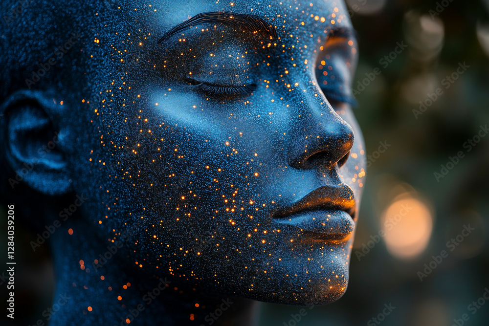 close-up of a human eye with futuristic digital elements overlaying it. The scene has a cyberpunk aesthetic, featuring glowing blue and red data streams, symbolizing AI and technology. close-up of a human eye with futuristic digital elements overlaying it. The scene has a cyberpunk aesthetic, featuring glowing blue and red data streams, symbolizing AI and technology.
