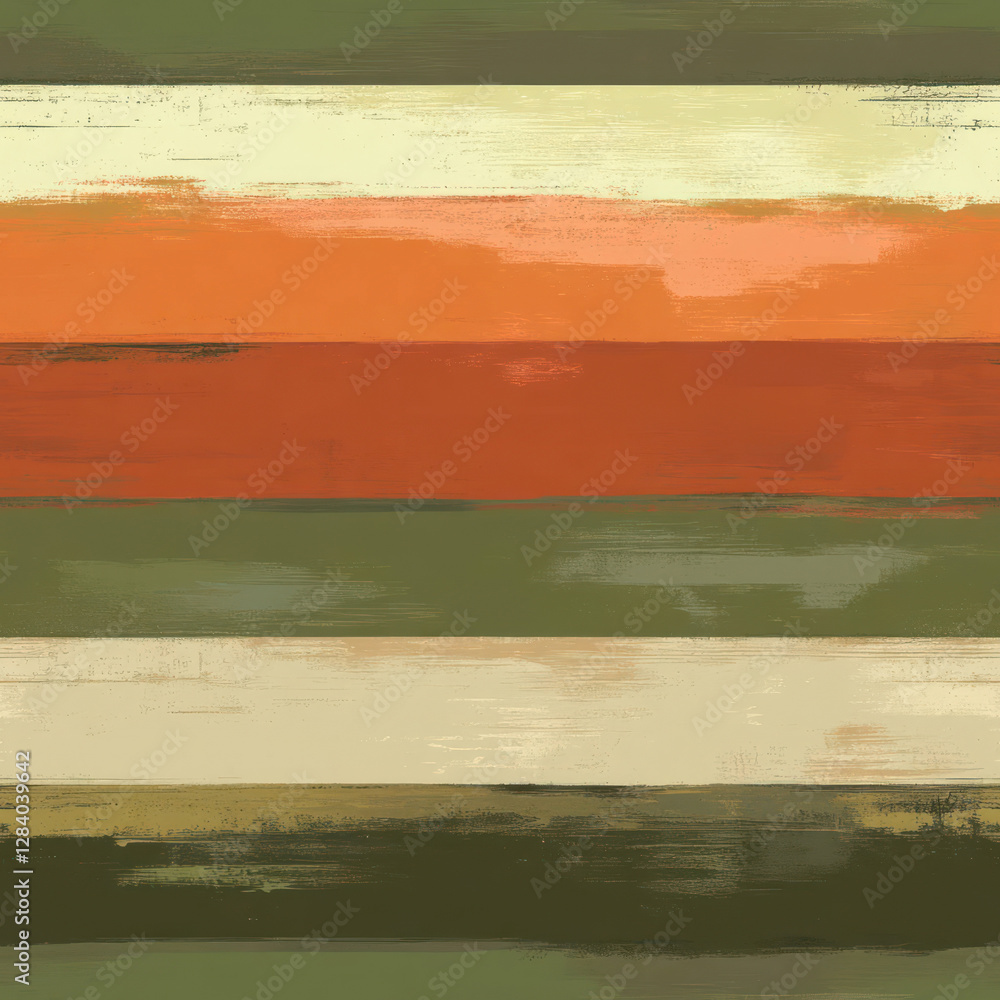 Abstract horizontal stripes painting, earthy tones, textured canvas, home decor Abstract horizontal stripes painting, earthy tones, textured canvas, home decor