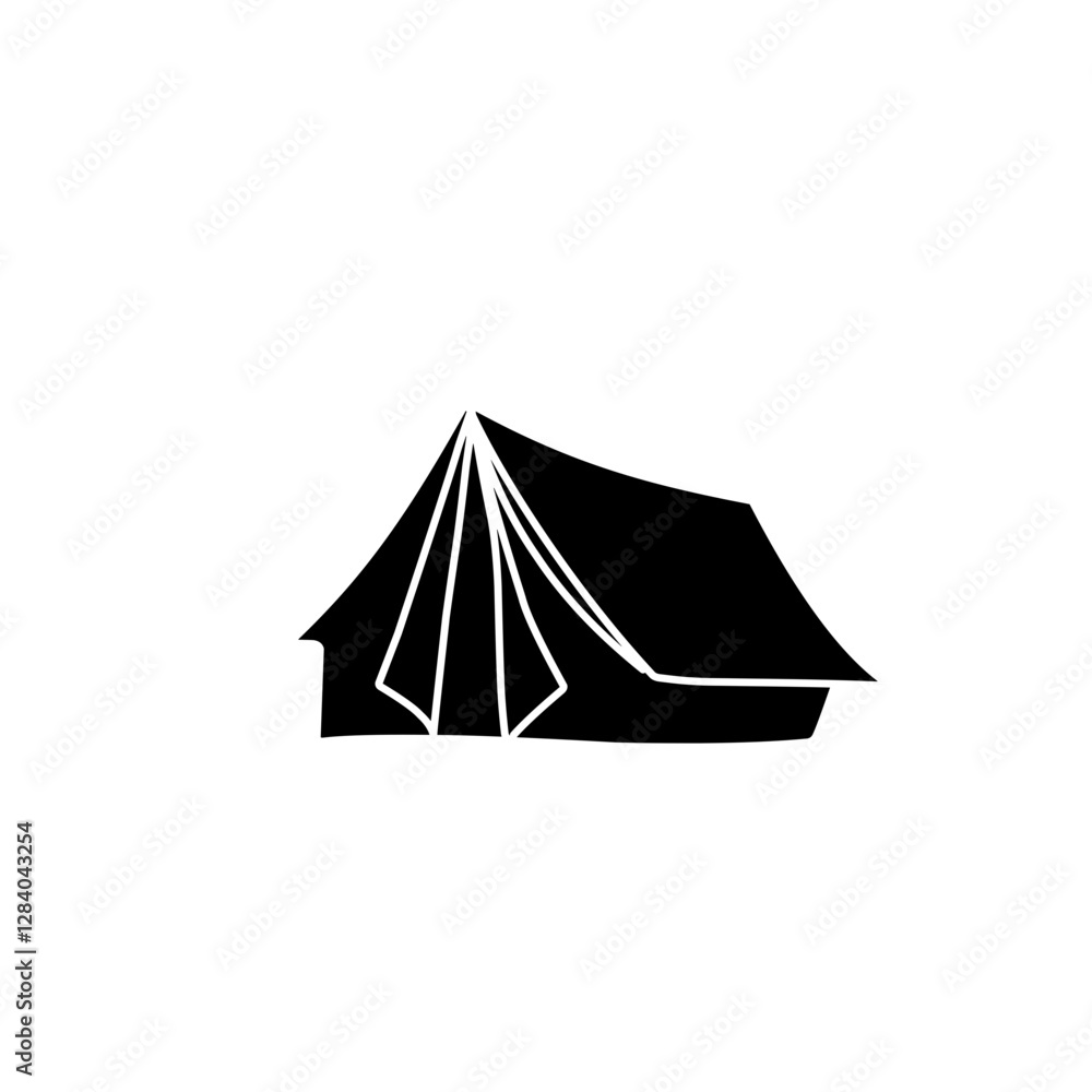 tent silhouette tent silhouette