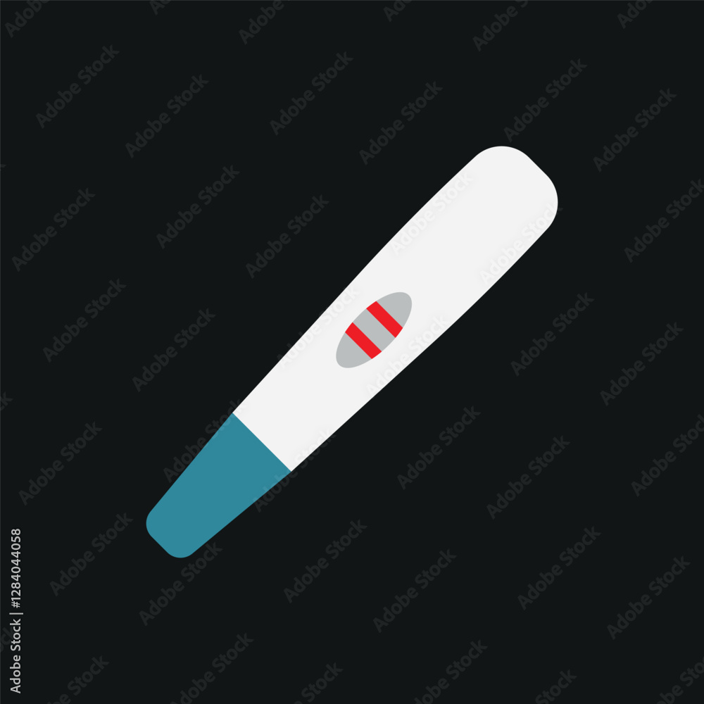 Pregnancy testing kit icon designed with a clean flair, offering a reliable look for projects related to women's health or medical diagnostics. Pregnancy testing kit icon designed with a clean flair, offering a reliable look for projects related to women's health or medical diagnostics.