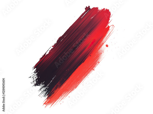 Dark purple and red paint stroke