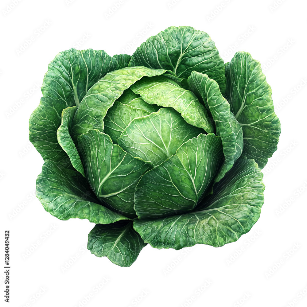 Obraz premium A head of cabbage.