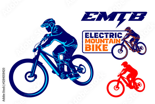 Electric Mountain Bike Logo 01