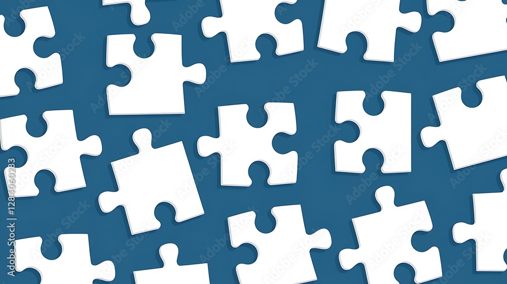 Missing puzzle pieces. Missing puzzle pieces.
