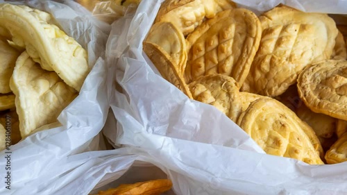 traditional Polish oscypek cheese made from goats milk