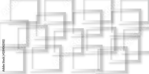  Abstract background with cubes. Modern geometric background. White ceramic brick tile.