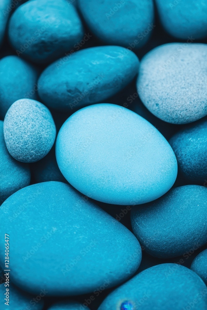 A collection of smooth, blue stones arranged closely together, showcasing various shapes and shades of blue against a contrasting background. A collection of smooth, blue stones arranged closely together, showcasing various shapes and shades of blue against a contrasting background.