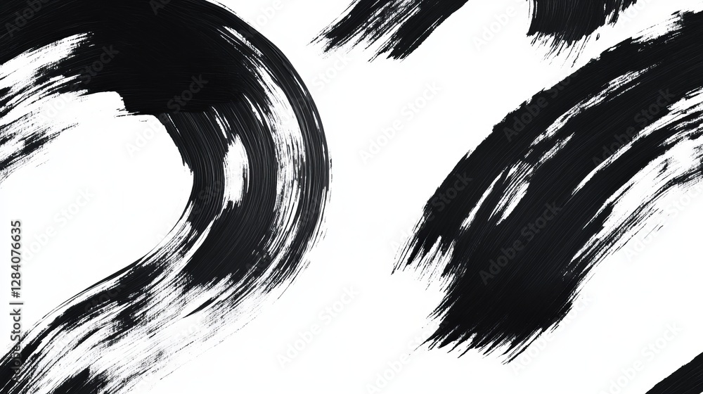 Obraz premium Professional Patterns Brush Black Insights for Modern Applications