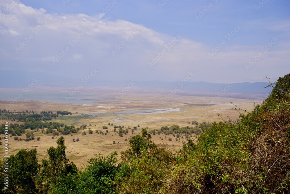Ausblick auf den Ngorongoro-Krater (Tansania)