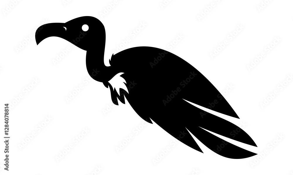 Fototapeta premium vulture vector illustration logo