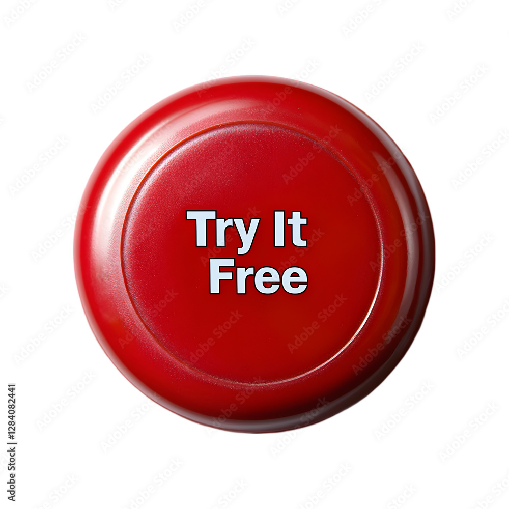 Red Button Try It Free Download Free Trial Offer Marketing Promotion Call to Actio Red Button Try It Free Download Free Trial Offer Marketing Promotion Call to Actio