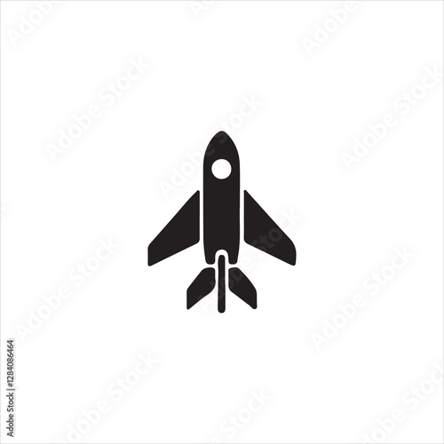 vector illustration of an aero plane