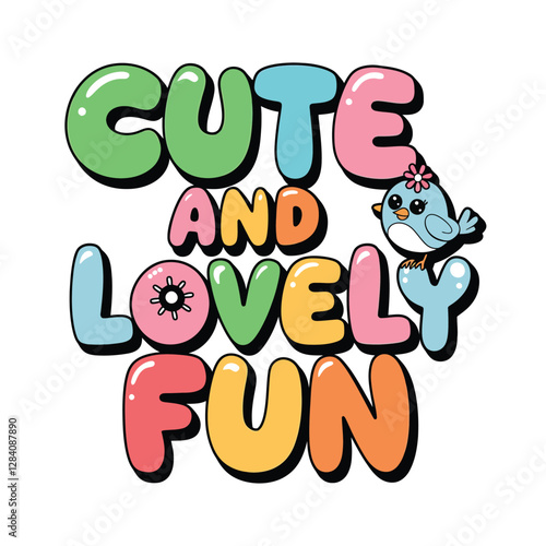 2d vector illustration t-shirt design with lettering 