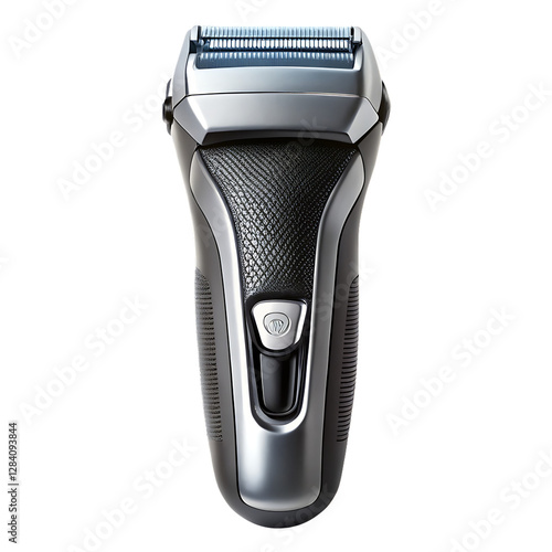 electric shaver on white background