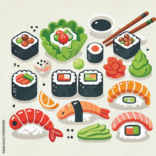seafood, sushi, gourmet, fresh, delicious, rice, food, traditional, fish, japanese, cuisine, sashimi, maki, asian, tasty, culinary, healthy, salmon, roll, lunch, japan, seaweed, restaurant, dinner, as