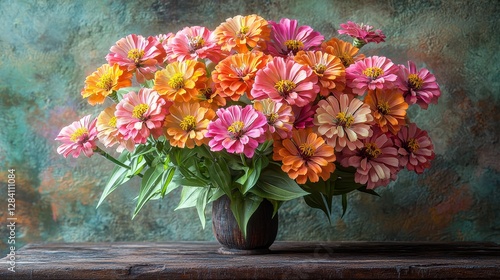 Wallpaper Mural Vibrant floral arrangement indoor setting photography nature close-up view flower aesthetic inspiration Torontodigital.ca