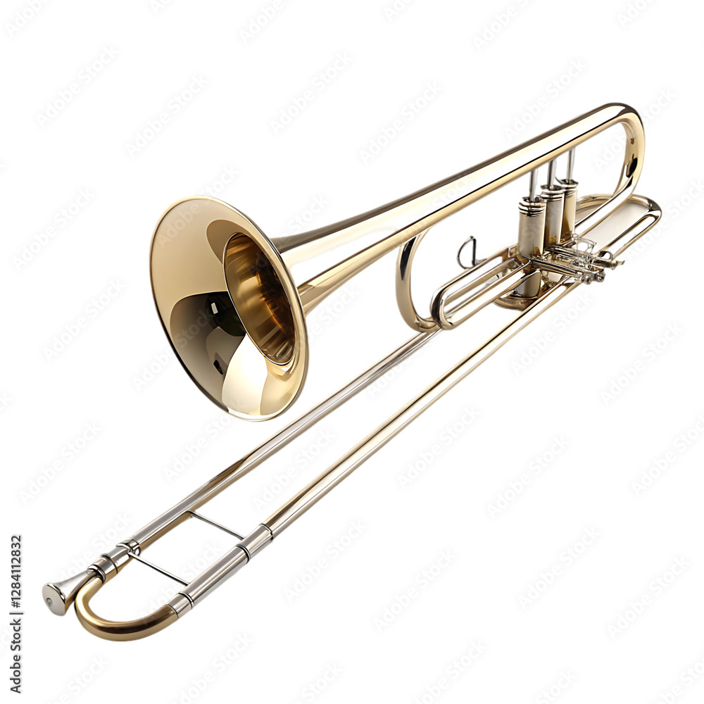 Obraz premium 3d trombon