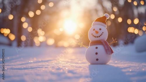 snowman of snow