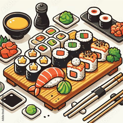 seafood, sushi, gourmet, fresh, delicious, rice, food, traditional, fish, japanese, cuisine, sashimi, maki, asian, tasty, culinary, healthy, salmon, roll, lunch, japan, seaweed, restaurant, dinner, as