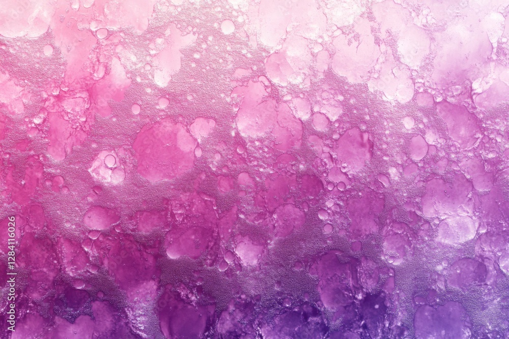 Texture of pink and purple bubbles creating a gradient pattern on a surface at twilight Texture of pink and purple bubbles creating a gradient pattern on a surface at twilight