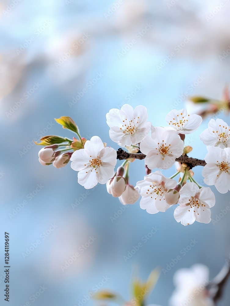 Spring White Blossom Delicate Spring White Blossom Delicate