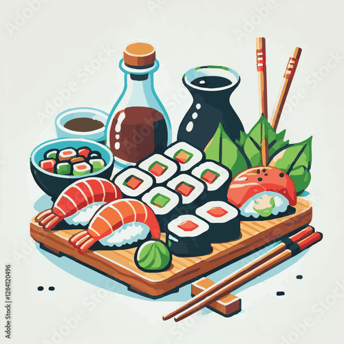 seafood, sushi, gourmet, fresh, delicious, rice, food, traditional, fish, japanese, cuisine, sashimi, maki, asian, tasty, culinary, healthy, salmon, roll, lunch, japan, seaweed, restaurant, dinner, as