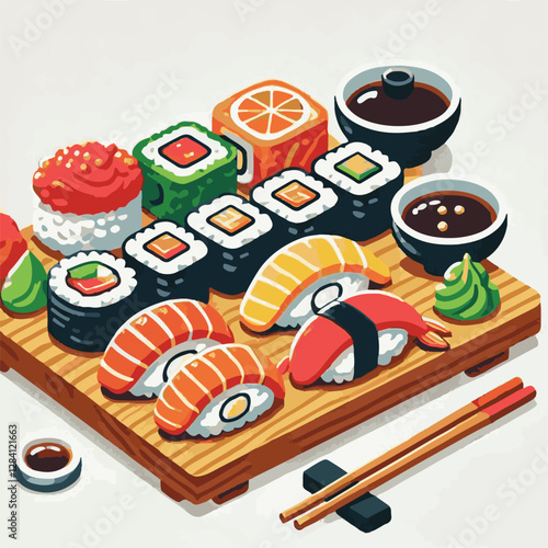 seafood, sushi, gourmet, fresh, delicious, rice, food, traditional, fish, japanese, cuisine, sashimi, maki, asian, tasty, culinary, healthy, salmon, roll, lunch, japan, seaweed, restaurant, dinner, as